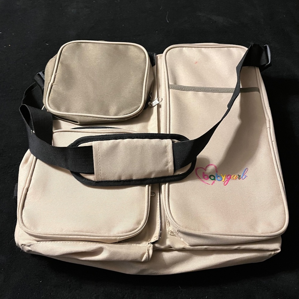 Baby Garb 3 in 1 Diaper Bag, changing table, bassinet